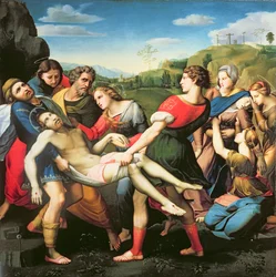 The Entombment, after a Painting by Raphael in the Villa Borghese, Rome, 17th Century